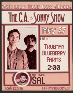 May 27 Trueman Blueberry The CA and Sonny Show
